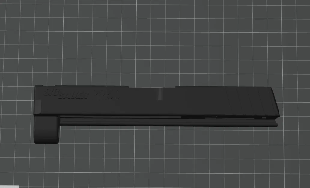 Mô hình Slide Sig Sauer P250 chân thực cho dự án in 3D - Image 1