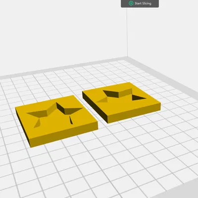 Khuôn tạo hình ngôi sao 3D (Star Mold) cho đất nặn