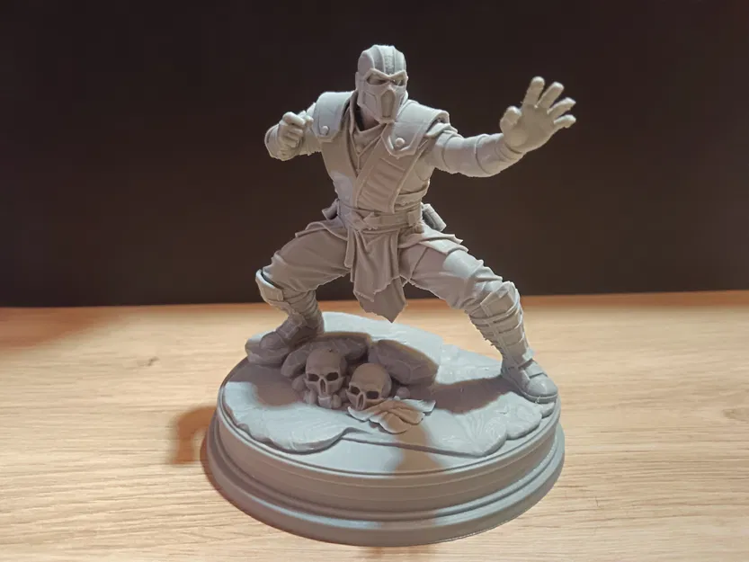 Mô hình 3D nhân vật Sub-Zero từ game đối kháng Mortal Kombat - Image 3