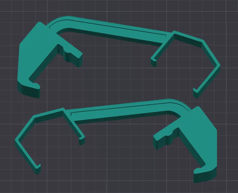 Giá đỡ kẹp (Snap-In) cho đèn Philips Hue Play (Thanh 2020/2040) - Image 1