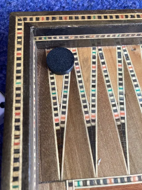 Quân cờ Backgammon và cờ đam in 3D đơn giản, dễ làm - Image 5