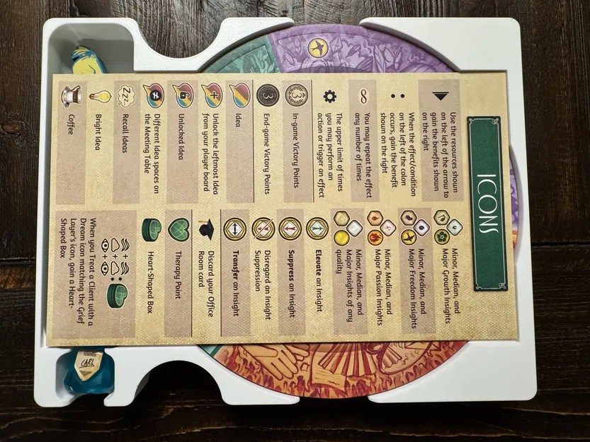 Bộ khay đựng (Insert/Organizer) cho Unconscious Mind - Kickstarter Collector’s Edition - Image 10