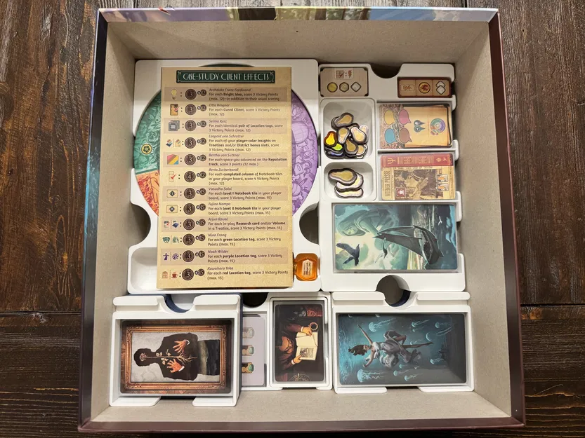 Bộ khay đựng (Insert/Organizer) cho Unconscious Mind - Kickstarter Collector’s Edition - Image 33