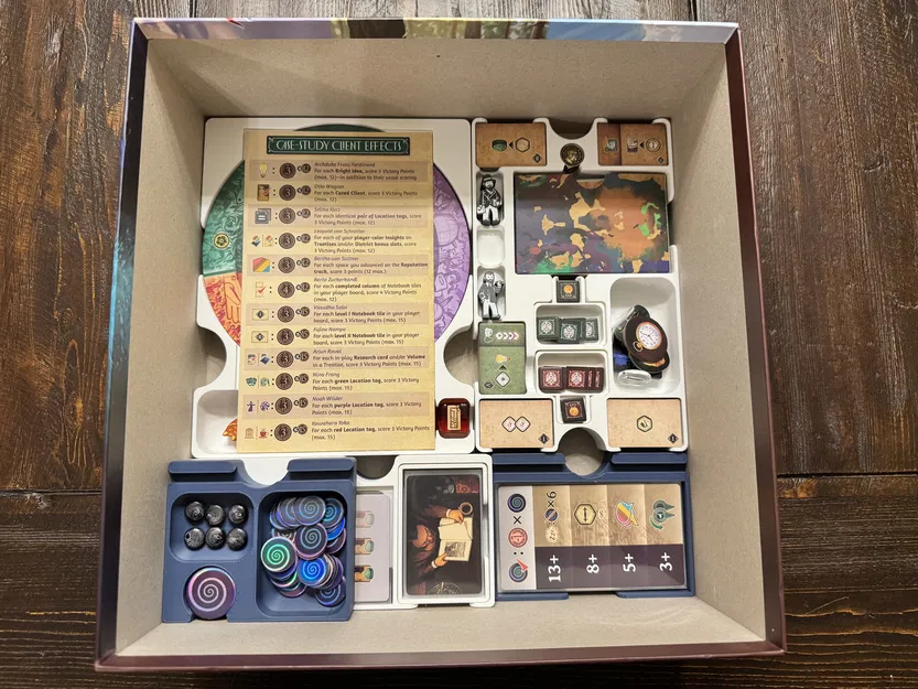 Bộ khay đựng (Insert/Organizer) cho Unconscious Mind - Kickstarter Collector’s Edition - Image 34