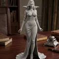 Mô hình nữ ma cà rồng quyến rũ (Sexy Vampire Woman) cho in 3D - Thumbnail 1
