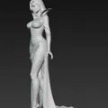 Mô hình nữ ma cà rồng quyến rũ (Sexy Vampire Woman) cho in 3D - Thumbnail 2