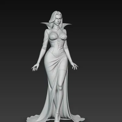 Mô hình nữ ma cà rồng quyến rũ (Sexy Vampire Woman) cho in 3D