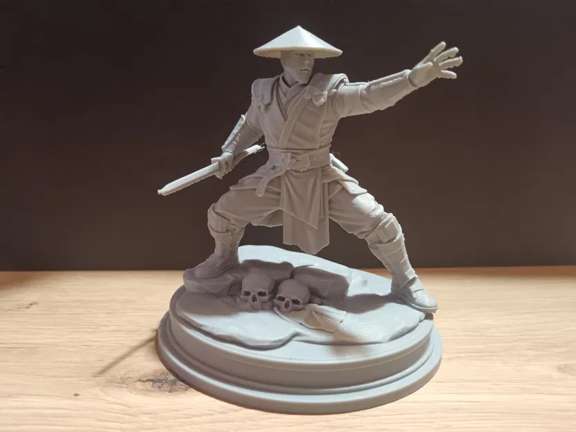 Mô hình 3D Raiden Mortal Kombat chất lượng cao cho fan game - Image 3
