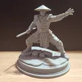 Mô hình 3D Raiden Mortal Kombat chất lượng cao cho fan game - Thumbnail 3