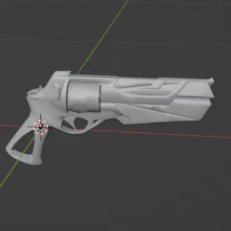 Mô hình 3D súng Sheriff Sentinels of Light (Valorant) cực chất