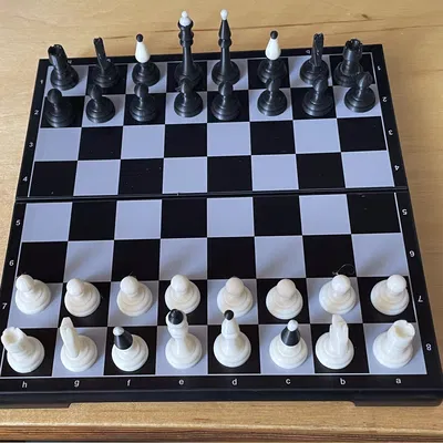 Bộ cờ vua 3D di động thiết kế gắn nam châm tiện lợi