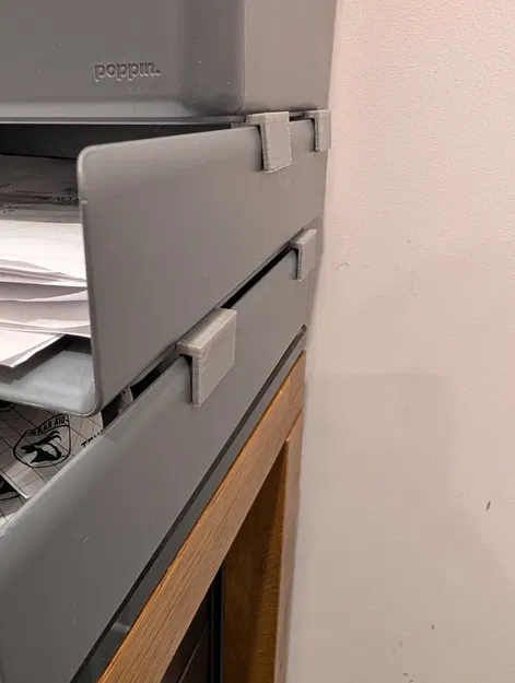 Miếng đỡ cho khay đựng tài liệu và đồ dùng để bàn xếp chồng Poppin - Image 1