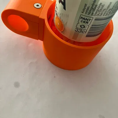 Ngàm gắn lan can tàu thuyền cho ống 25 mm/1 inch - tích hợp giá để ly