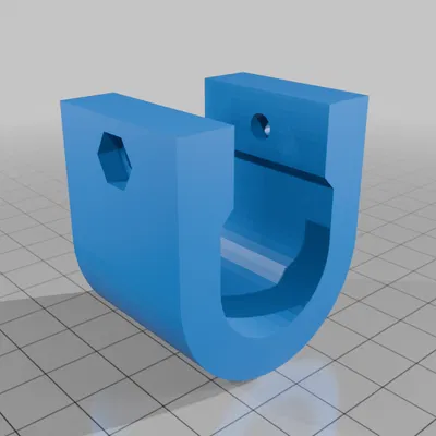 Ngàm gắn lan can tàu thuyền cho ống 25 mm/1 inch - tích hợp giá để ly