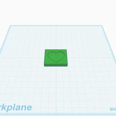 Khuôn tạo hình đất nặn Playdoh hình trái tim bằng TPU