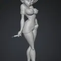 Mô hình cô y tá gợi cảm (Sultry Nurse Doll) cho in 3D - Thumbnail 1