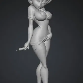 Mô hình cô y tá gợi cảm (Sultry Nurse Doll) cho in 3D