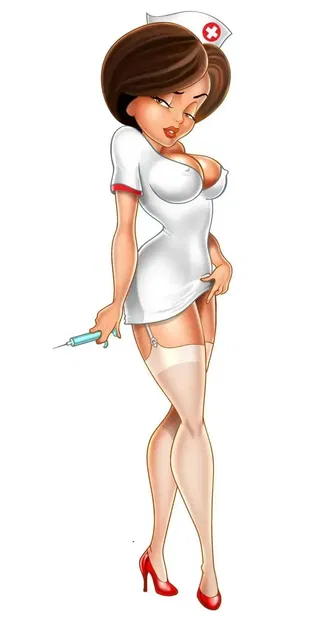 Mô hình cô y tá gợi cảm (Sultry Nurse Doll) cho in 3D - Image 2