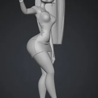 Mô hình 3D Glam Selfie Doll - Cô nàng sành điệu cực xinh