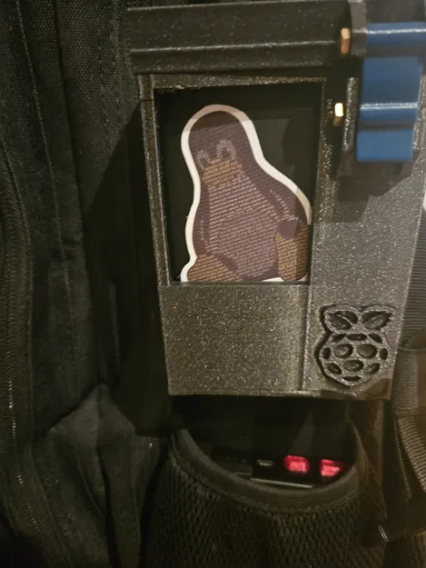 Molle clip kèm giá treo móc khóa cho vỏ case Raspberry Pi 5 - Image 1