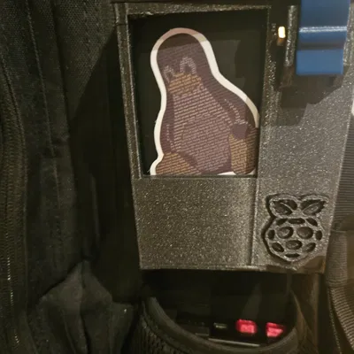 Molle clip kèm giá treo móc khóa cho vỏ case Raspberry Pi 5