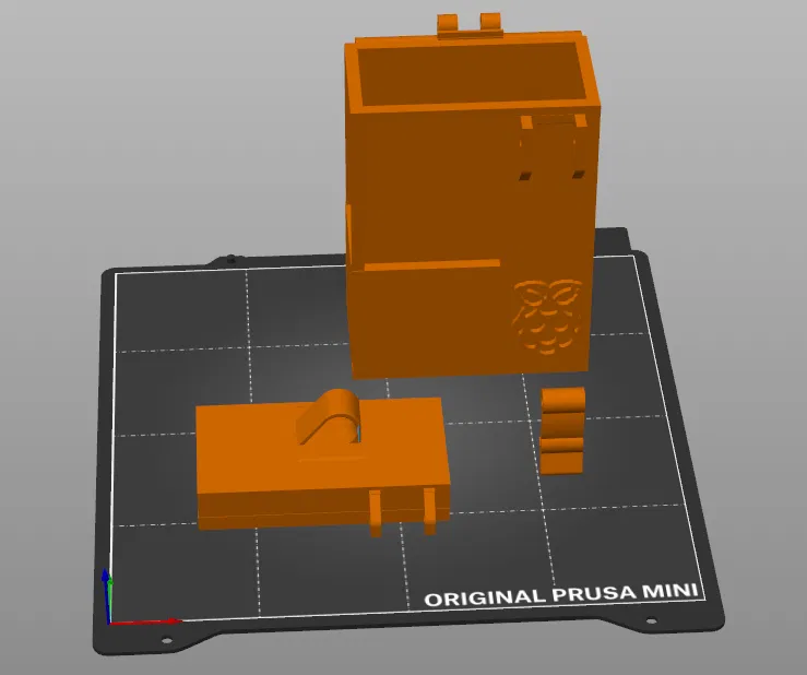 Molle clip kèm giá treo móc khóa cho vỏ case Raspberry Pi 5 - Image 5