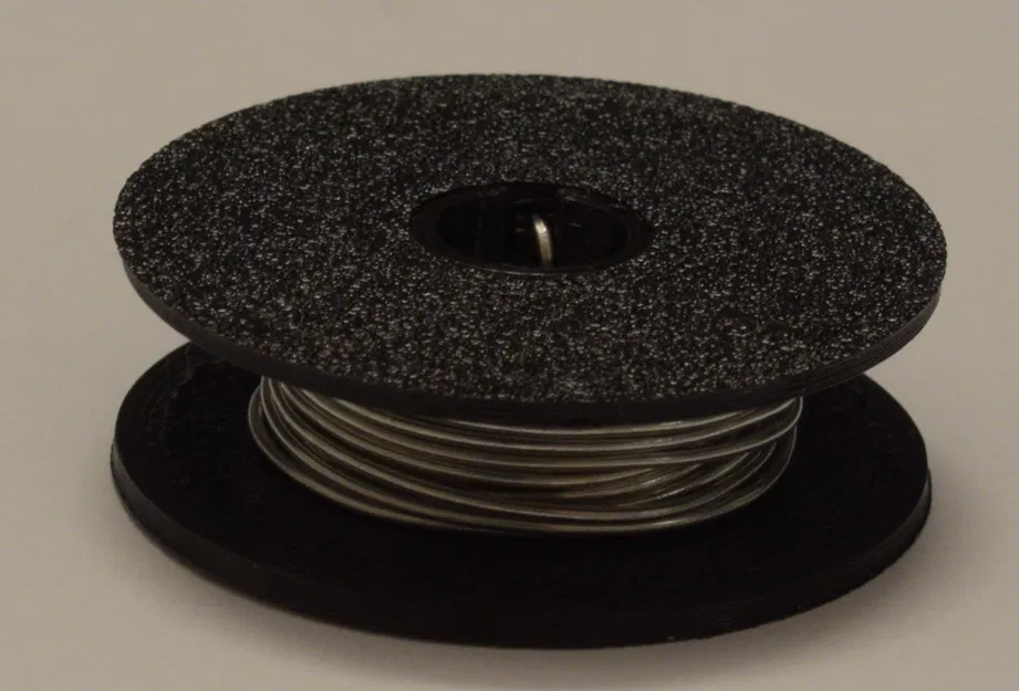 Cuộn nhựa đựng dây thiếc hàn 70g (Solder Spool) - Mẫu in 3D tiện lợi - Image 1