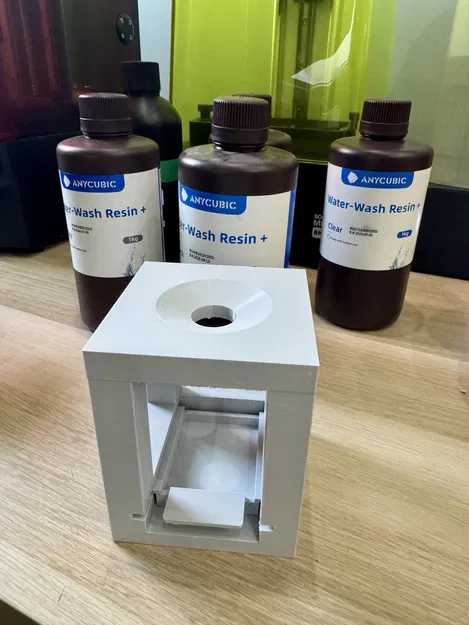 Giá Đỡ Phễu Resin Kèm Khay Hứng (3 Kích Thước) - Image 1