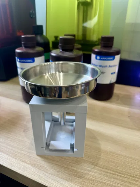 Giá Đỡ Phễu Resin Kèm Khay Hứng (3 Kích Thước) - Image 2