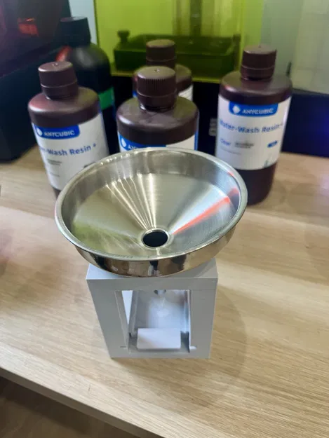 Giá Đỡ Phễu Resin Kèm Khay Hứng (3 Kích Thước) - Image 3