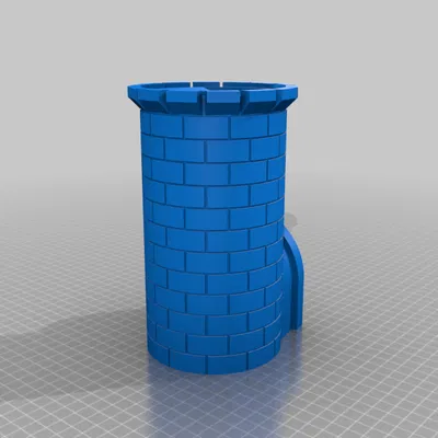 Tháp đổ xúc xắc (Dice Roller) phong cách thành cổ cho Dungeons & Dragons