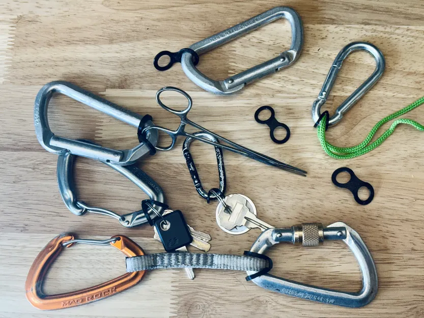Dây giữ Carabiner in bằng TPU (2 kiểu) - Image 3