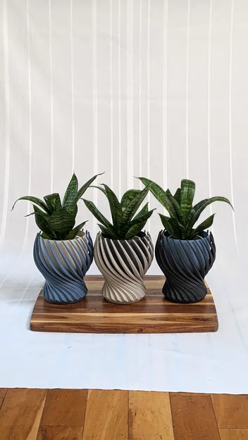 Chậu cây hình xoắn ốc (Spiral Planter) - Image 3