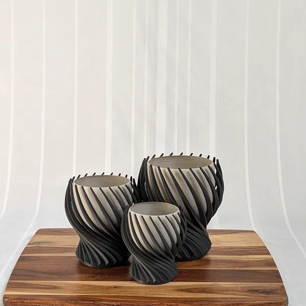 Chậu cây hình xoắn ốc (Spiral Planter) - Image 7