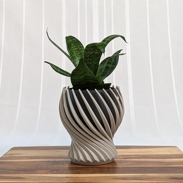 Chậu cây hình xoắn ốc (Spiral Planter) - Image 8
