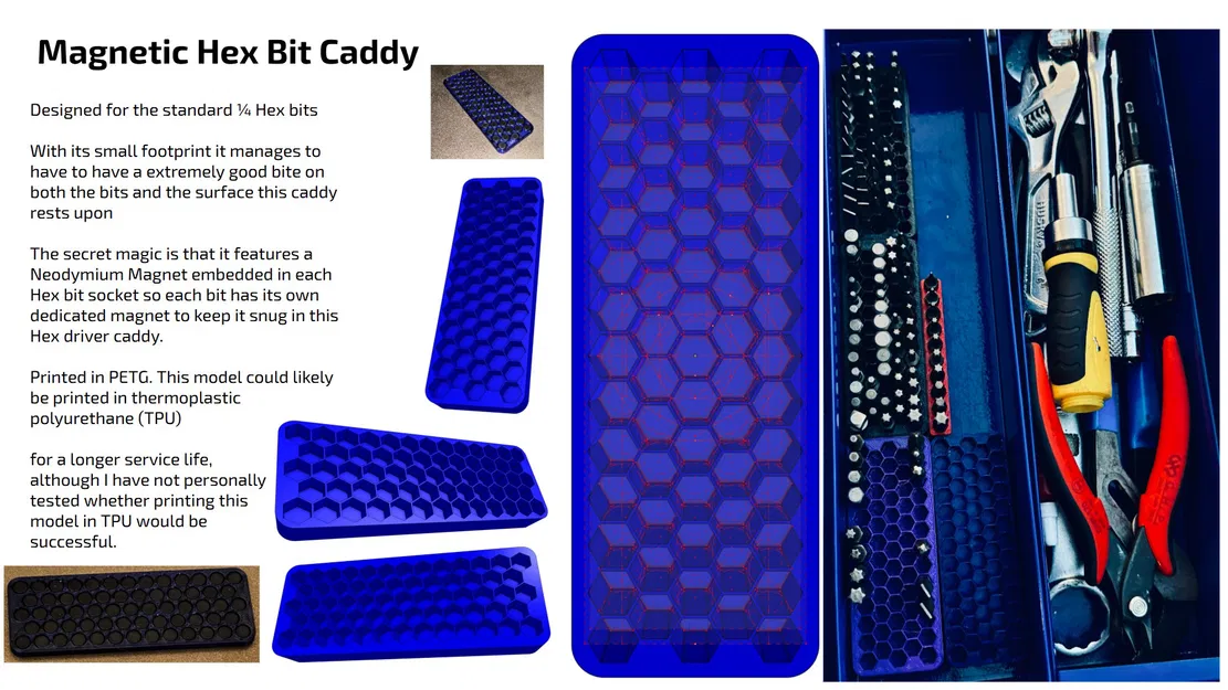 Khay Đựng Đầu Vít Hex Có Nam Châm - Image 1