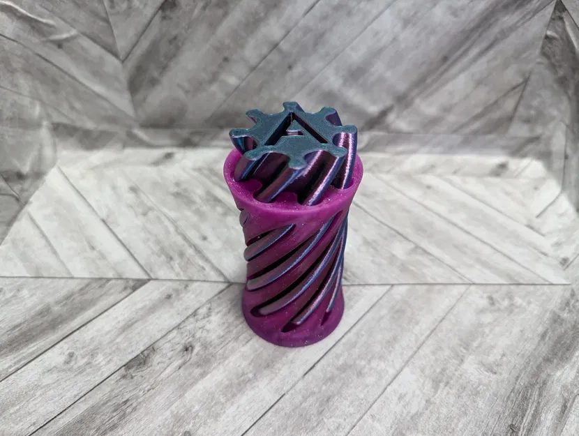 Mô hình Fidget Xoắn ốc Vortex hình chữ A - Image 1