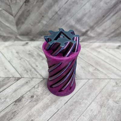 Mô hình Fidget Xoắn ốc Vortex hình chữ A