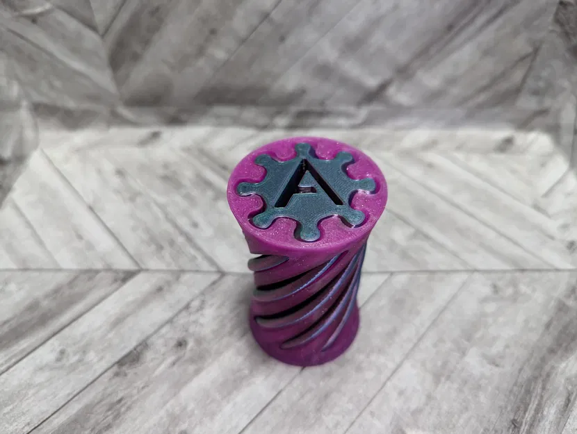 Mô hình Fidget Xoắn ốc Vortex hình chữ A - Image 2