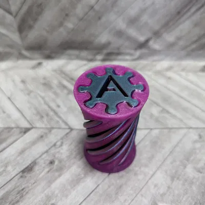 Mô hình Fidget Xoắn ốc Vortex hình chữ A