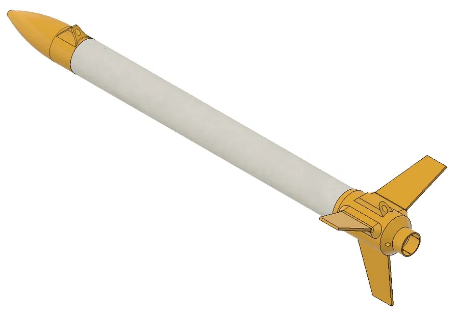 Mô hình tên lửa 18mm C-Class (Sử dụng ống 29mm tự mua) - Image 1