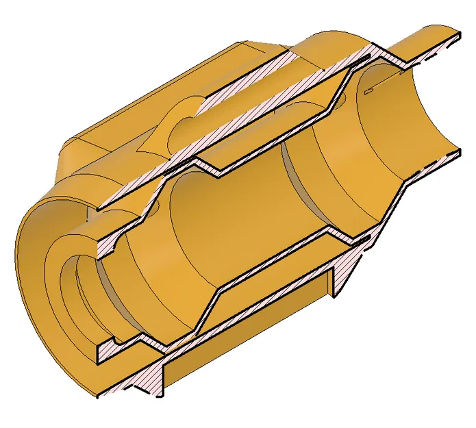 Mô hình tên lửa 18mm C-Class (Sử dụng ống 29mm tự mua) - Image 2