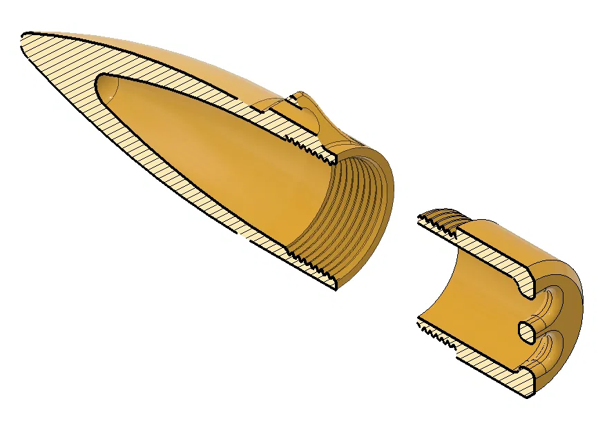 Mô hình tên lửa 18mm C-Class (Sử dụng ống 29mm tự mua) - Image 5