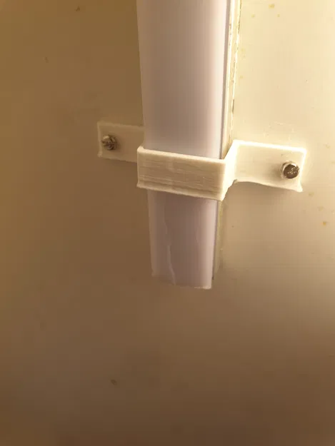 Kẹp cố định thanh đèn LED (LED strip clip) chắc chắn và dễ in - Image 1