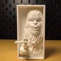 Mô hình trang trí sách (Book Nook) Chewbacca - Thumbnail 3