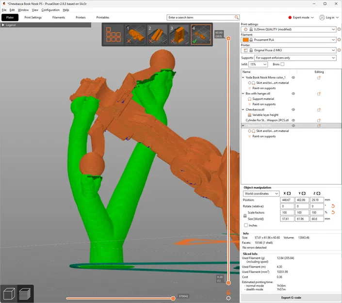 Mô hình trang trí sách (Book Nook) Chewbacca - Image 8