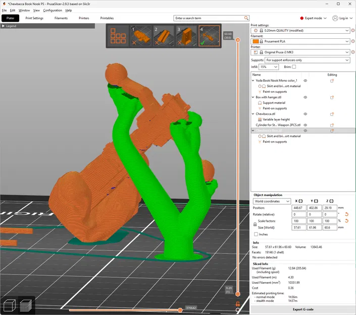 Mô hình trang trí sách (Book Nook) Chewbacca - Image 9