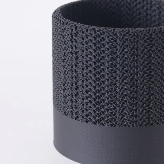 Chậu Trồng Cây Pleat Crack Caudex - Thiết Kế Hình Trụ Tối Giản Adv-003 - Image 3