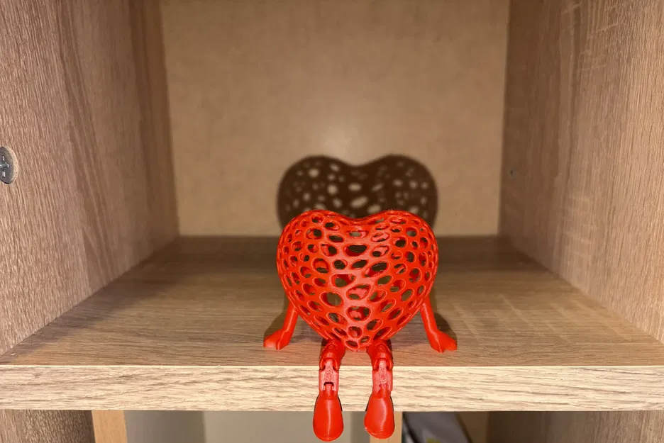 Mô hình Trái Tim Khớp Nối Voronoi - Quà Tặng Valentine In 3D - Image 2