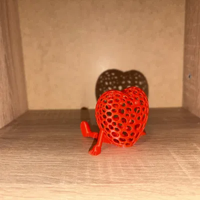 Mô hình Trái Tim Khớp Nối Voronoi - Quà Tặng Valentine In 3D